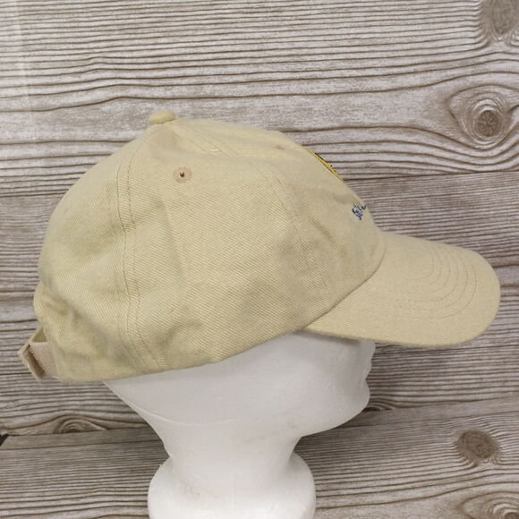 SMILE...GOD LOVES YOU BEIGE KHAKI ADJUSTABLE BASEBALL HAT CAP - Picture 6 of 8